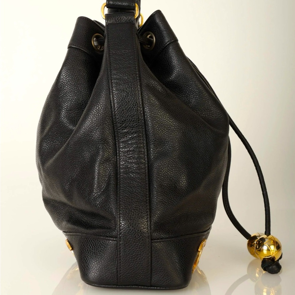 CHANEL Black and Gold Shoulder Bag - Picture 11 of 16